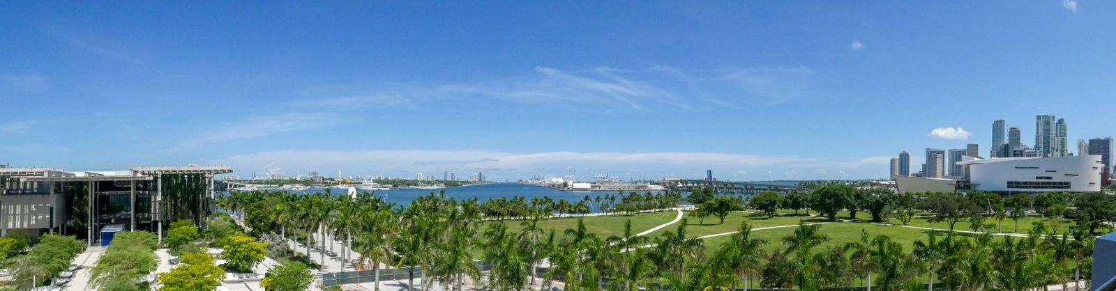 Miami waterfront and skyline